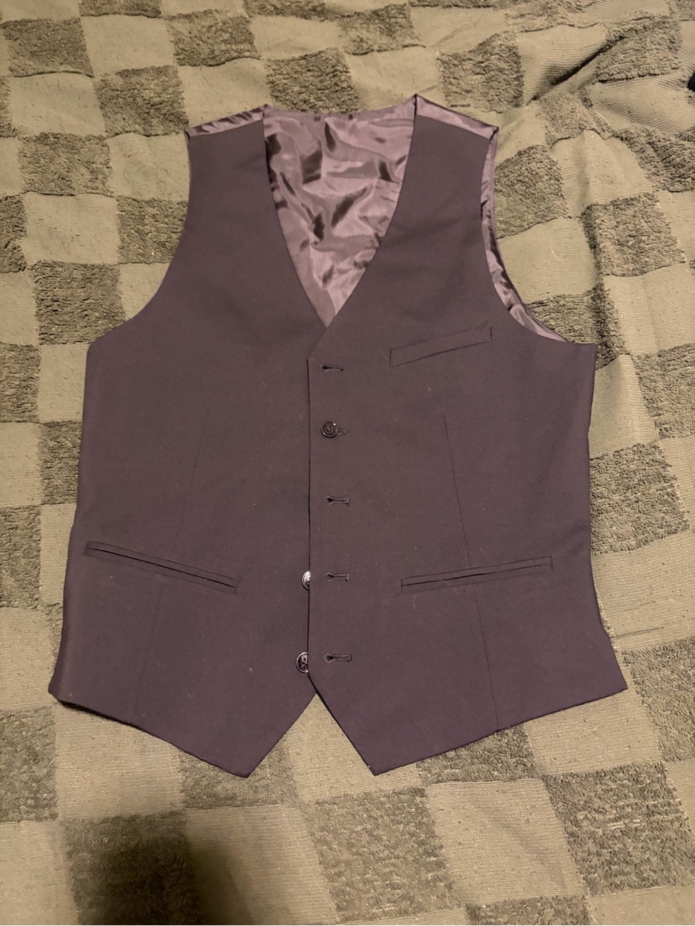 Men's Classic Black Dress Vest